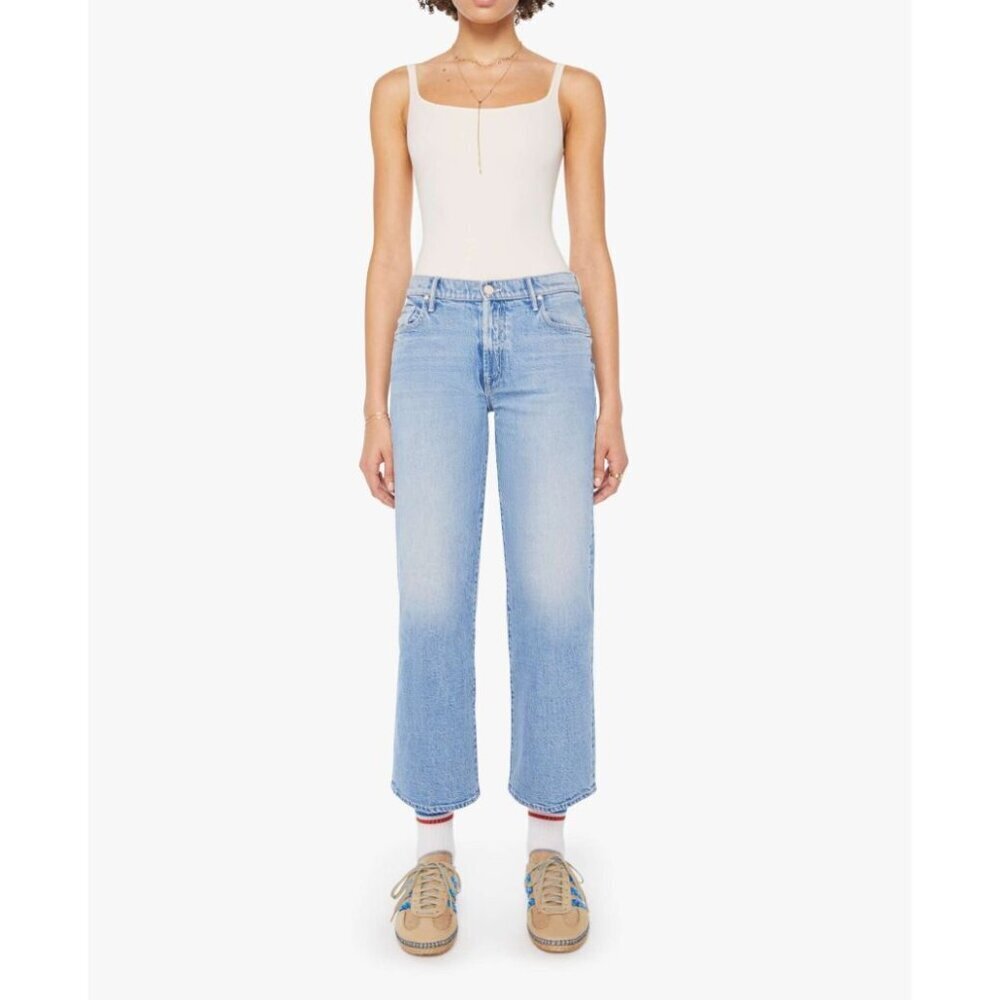 MOTHER NWT The Mid Rise Maven Ankle Jeans Magic School Bus Light Wash Size 32